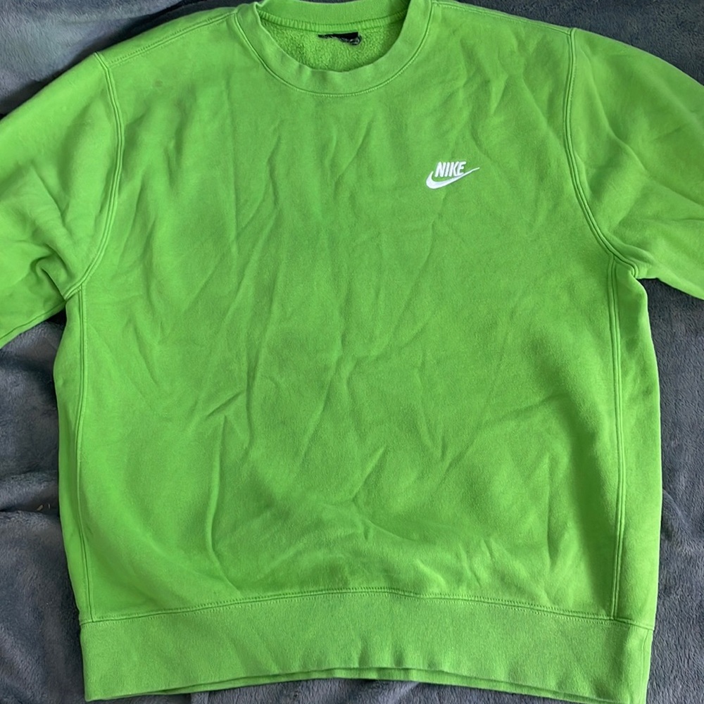 Green Nike sweater (Worn)